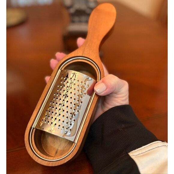 UNKNOWN BRAND - NWT Acacia Wood & Stainless Steel Hand Grater. - Picture 3 of 11